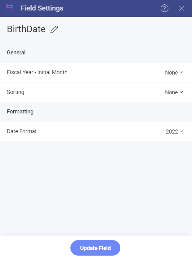 Date-Field-Formatting