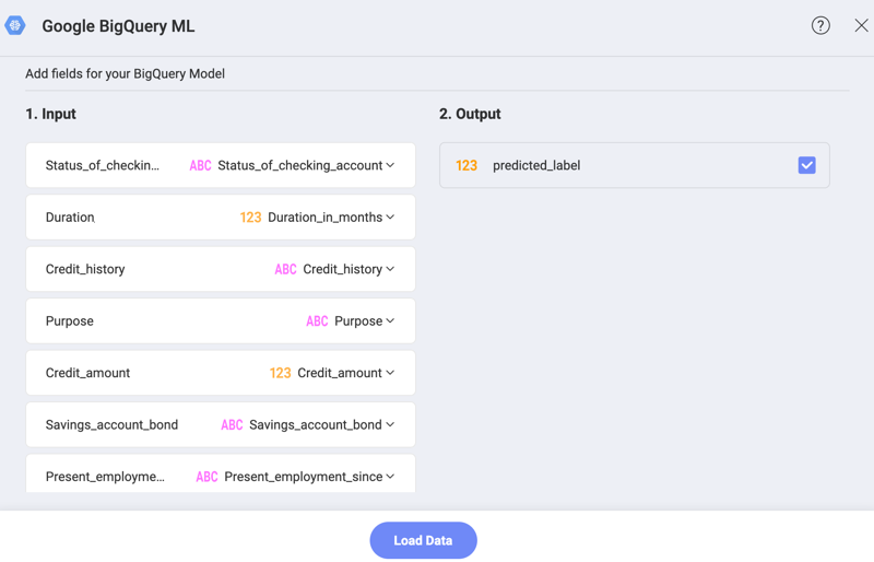 Mapping expected input and choosing output