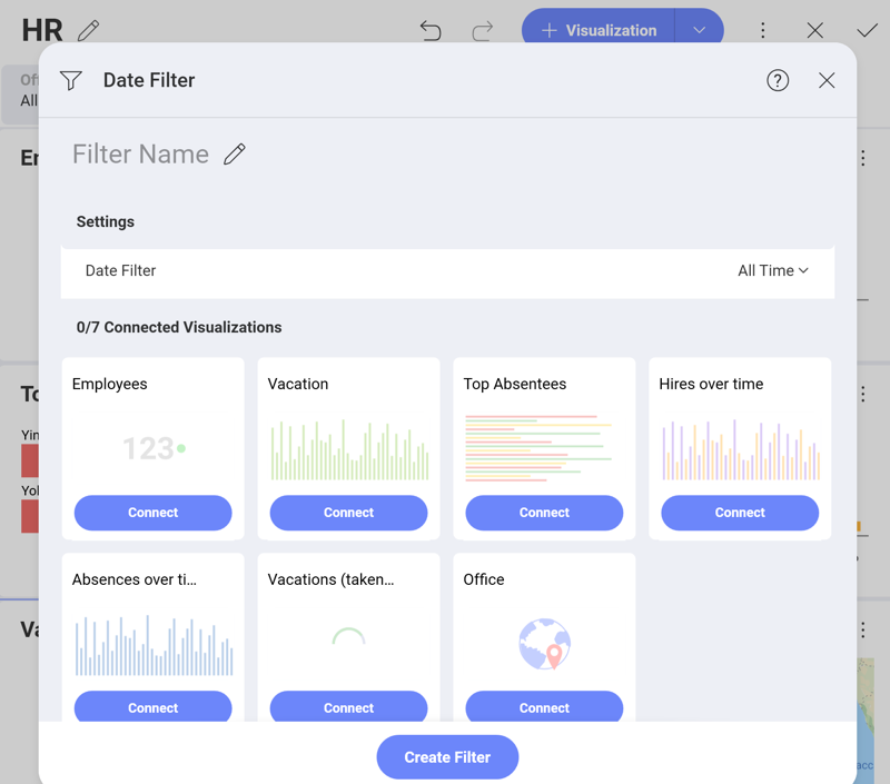 Date Range Dashboard Filter
