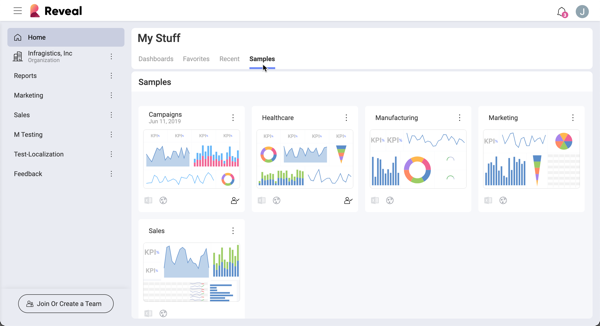 Creating a Dashboard in Light Theme