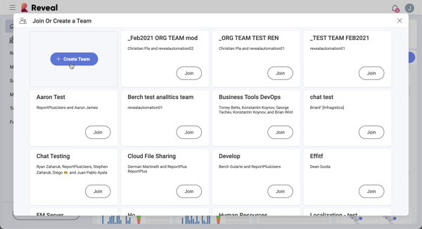 Workspace Creation in Light Theme