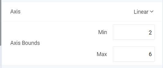 Axis bounds in the Settings menu