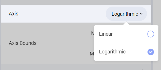 Axis Bounds in Settings Menu