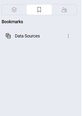 Bookmarks button