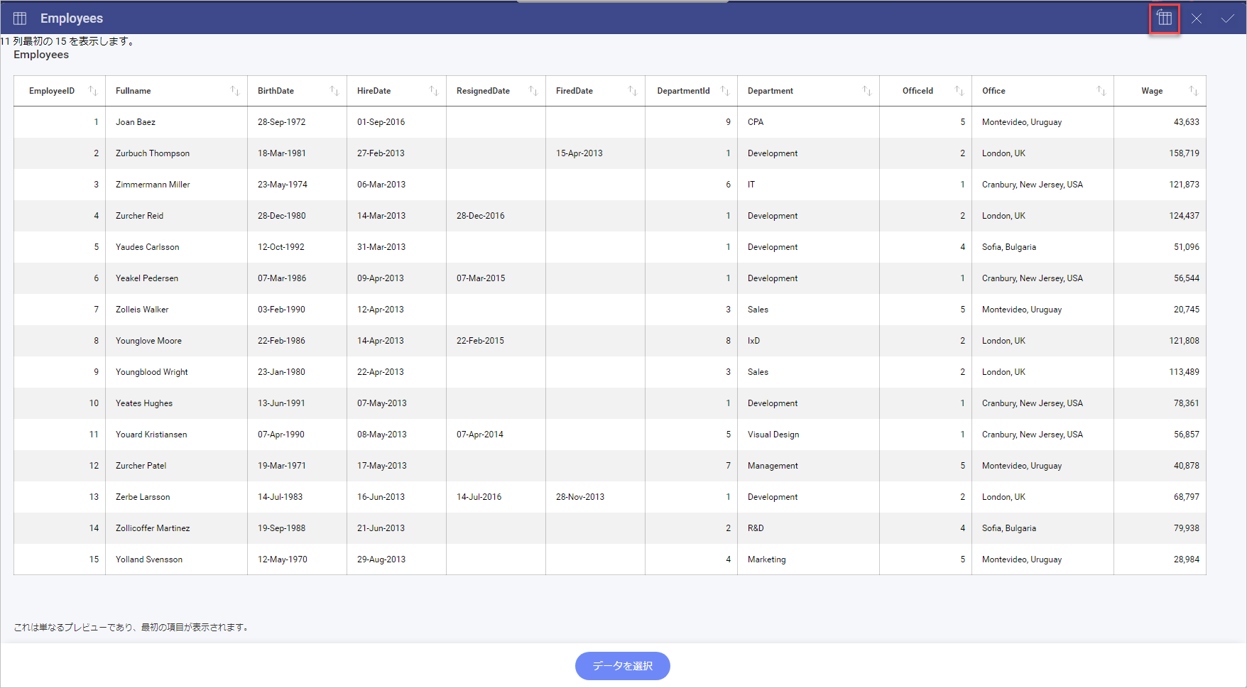 Transposing Action Spreadsheet