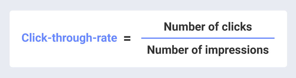 how to calculate your click-through-rate formula