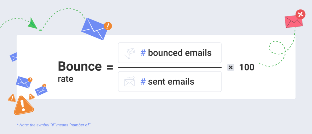 email marketing bounce rate formula