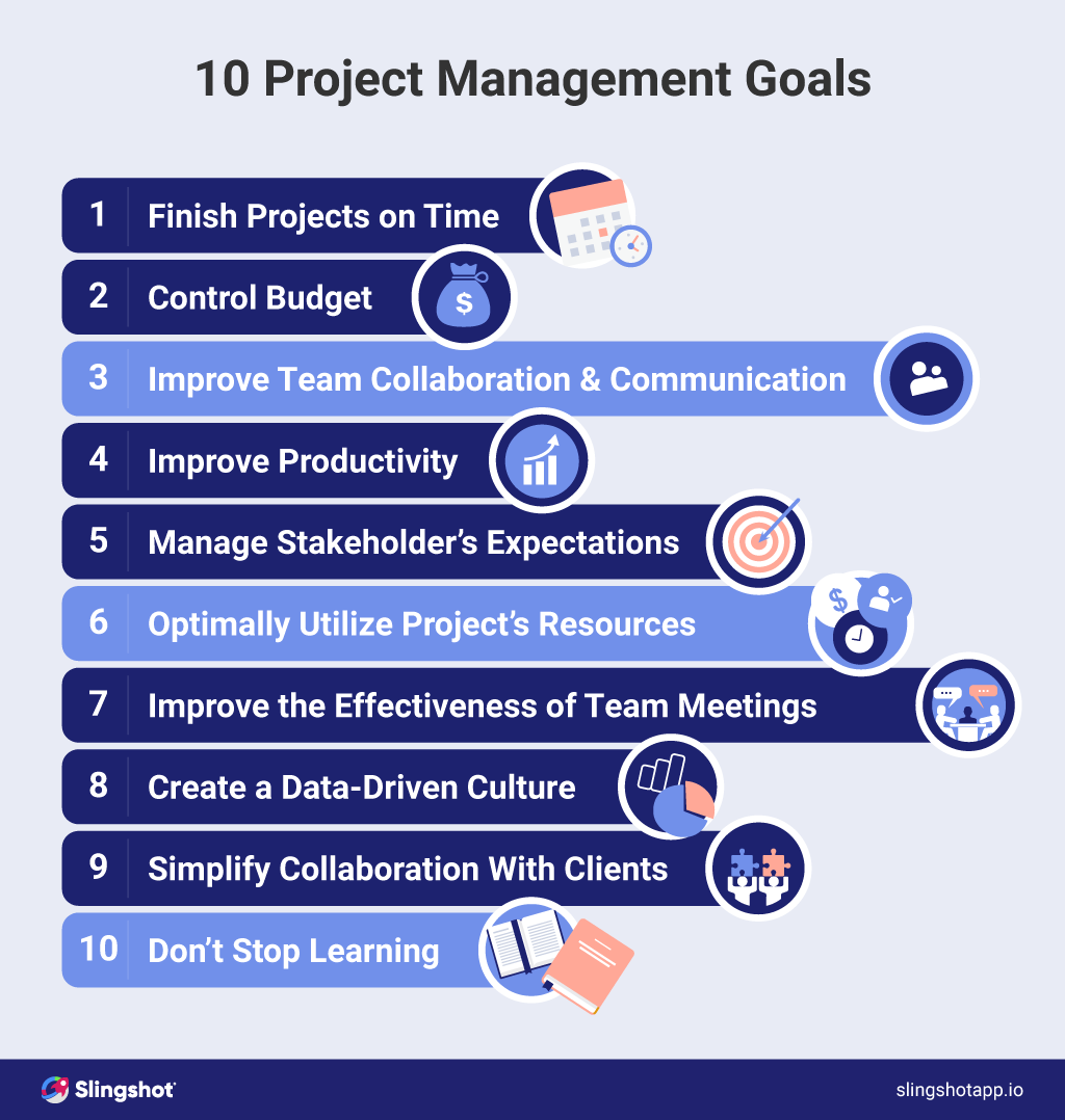 성과 개선을 위한 10가지 실행 가능한 프로젝트 관리 목표